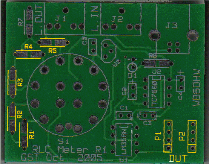 Reference Resistors Ladder Top View