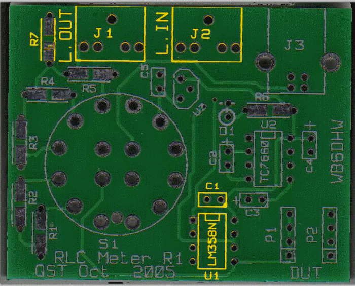 Opamps and I/O Top View