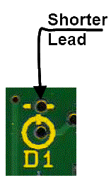 Install Diode and limiting Resistor photo