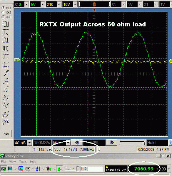 RF Output of RXTX V6.2