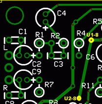 U1, U2 VCC Testpoints