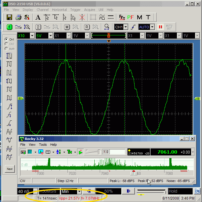 RF Output of RXTX V6.3