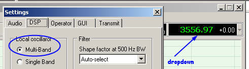 Setting Multiband mode in Rocky