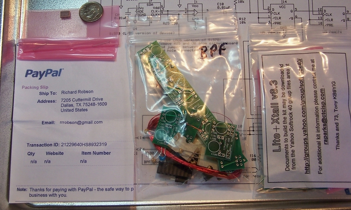 Kit, as received, plus Si570