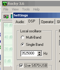 Enabling Si570 Interface