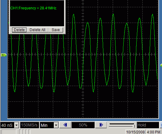 LO output test 40m