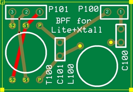 Topside of BPF Board