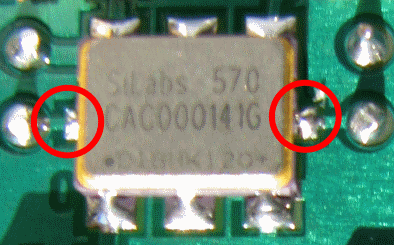 Si570 Soldering