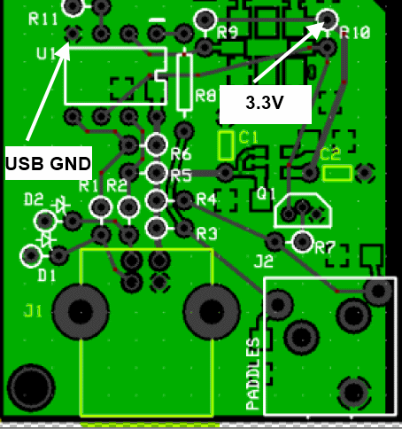 USB Power Supply Top View