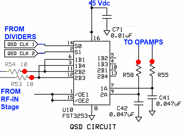 RX Mixer (QSD)schematic