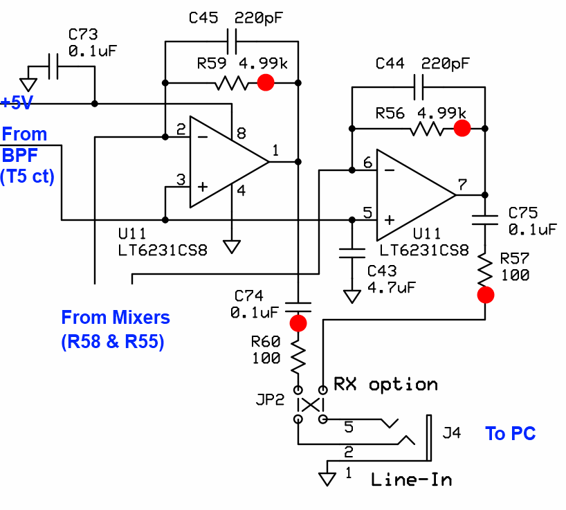 RX Opamps and Outputschematic