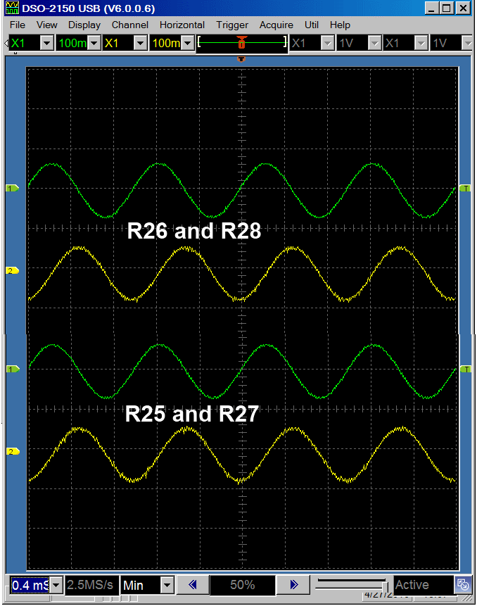 OpAmp Outputs