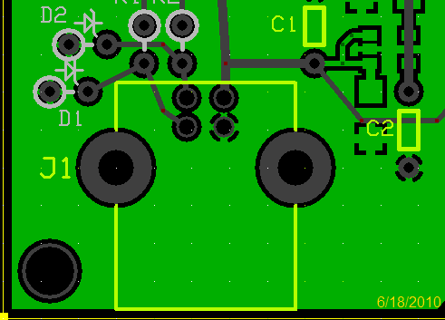 USB Power Supply Top View