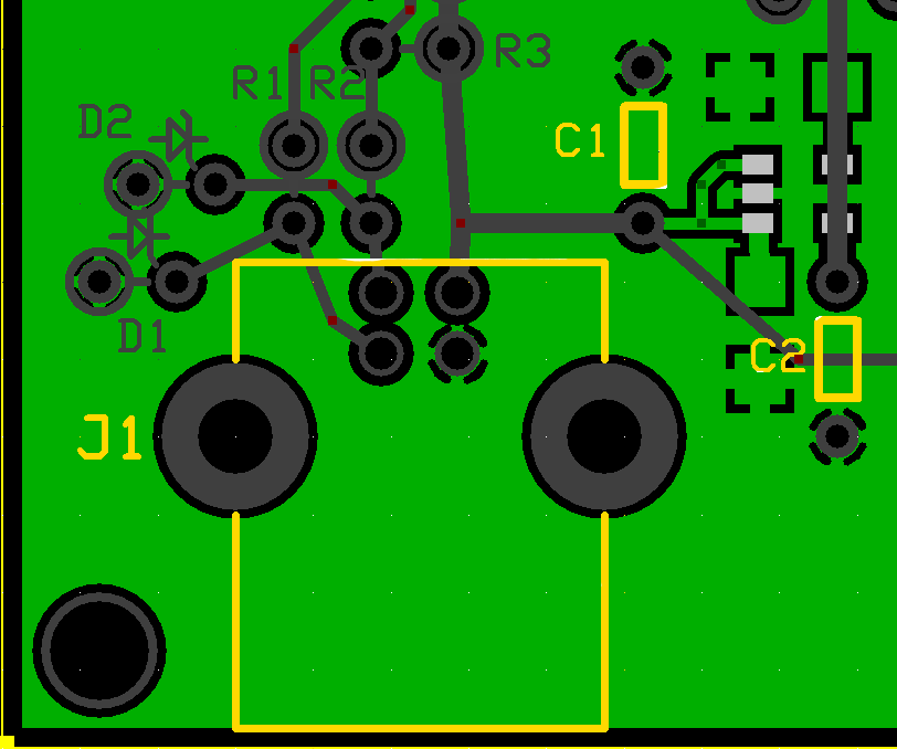 USB Power Supply Top View