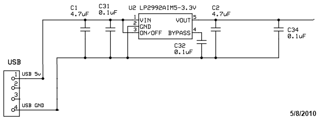 USB Power Supplyschematic