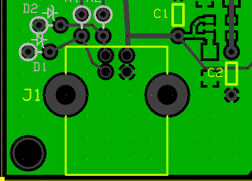 USB Power Supply Top View