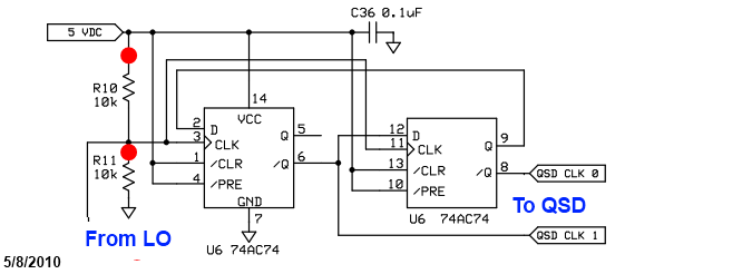 Quadrature Clock Generatorschematic