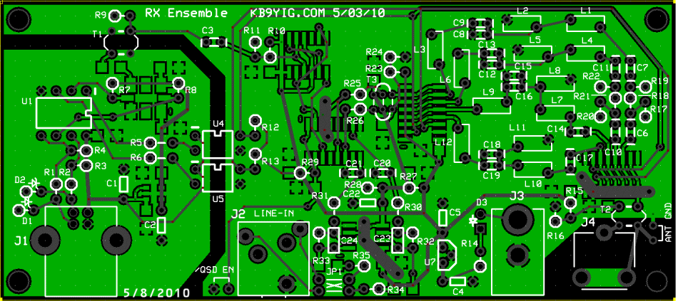 Ensemble RX PCB - Top