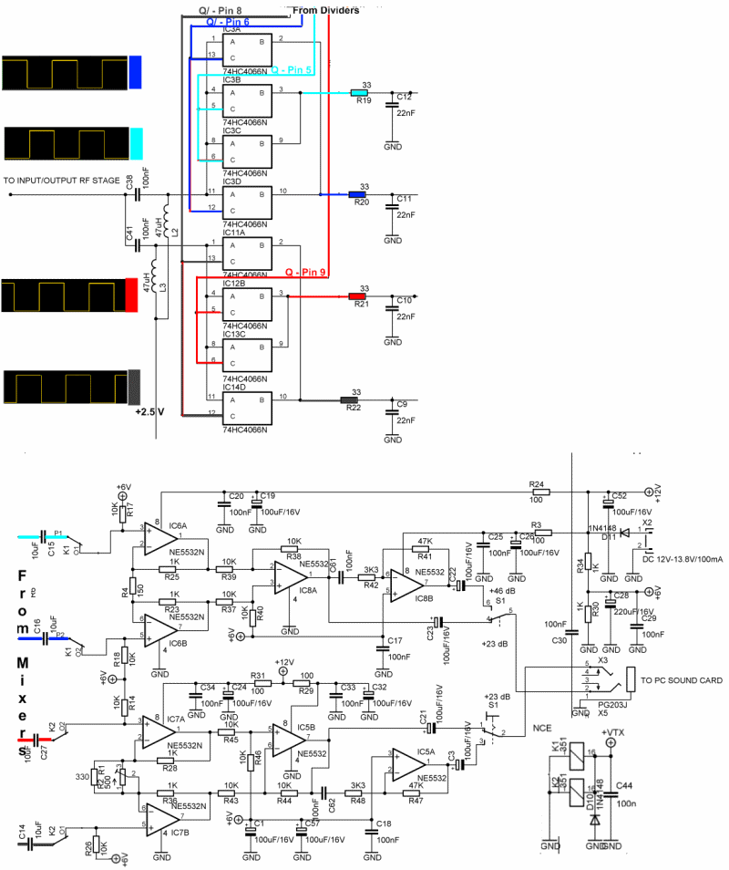 RX Mixers/OpAmpsschematic