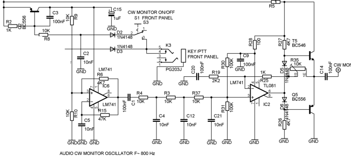 CW Monitorschematic