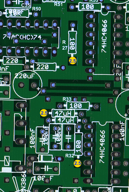 2.5V dc Tests