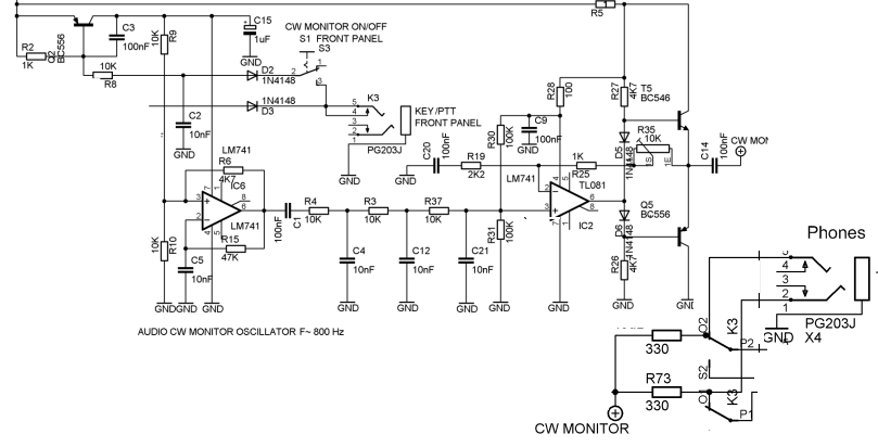 CW Monitorschematic