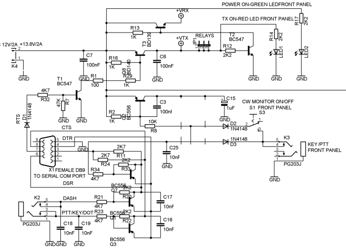 PC RXTX Controlschematic