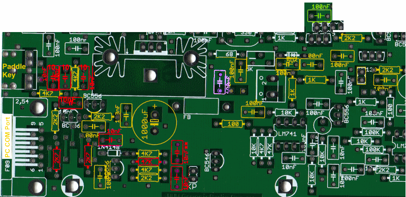 4 7 k resistor color code. Install Capacitors and