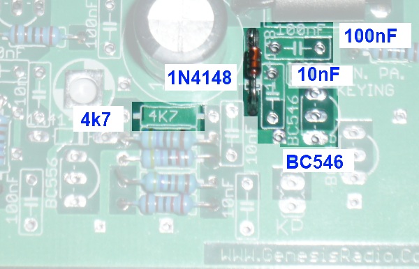 Change to boards with serial numbers higher than 100