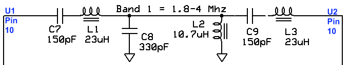 Band 1: 1.8-4 MHzschematic