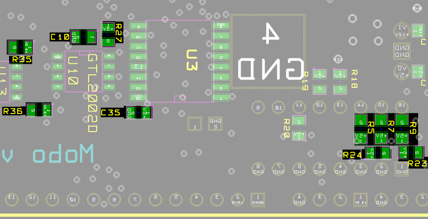 Install Bottomside Ics and Transistors photo