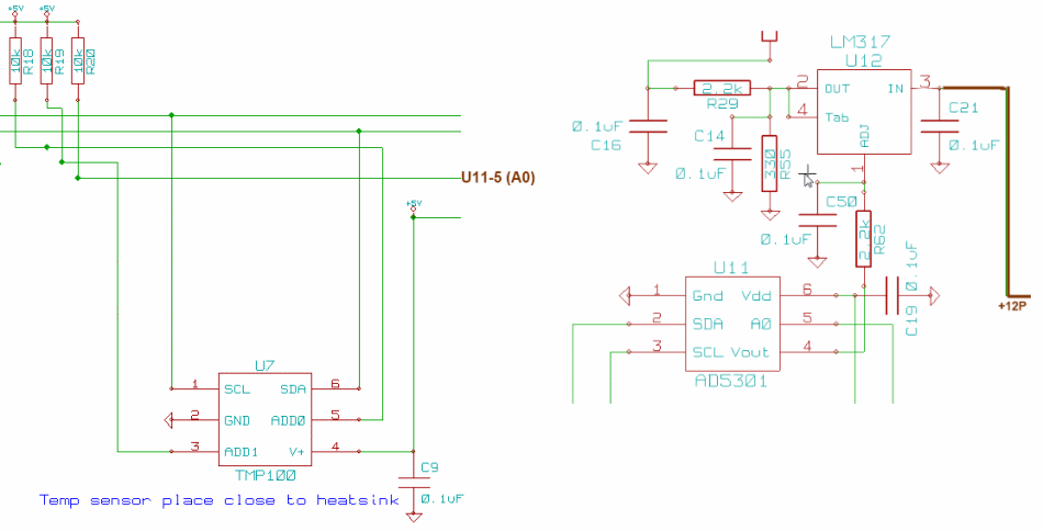 Temp Sense/Bias Ctrlschematic