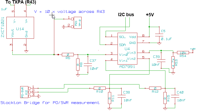 Power/SWR Controlschematic